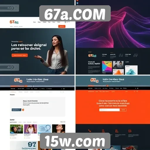 Evolução do design do site 67a.COM nos últimos anos